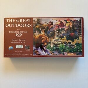 Sunsout The Great Outdoors Jigsaw Puzzle 300 piece  new sealed in box